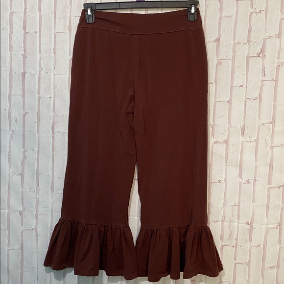 Matilda Jane Women’s Savannah Big Ruffles Crop Pants size M - Picture 6 of 7